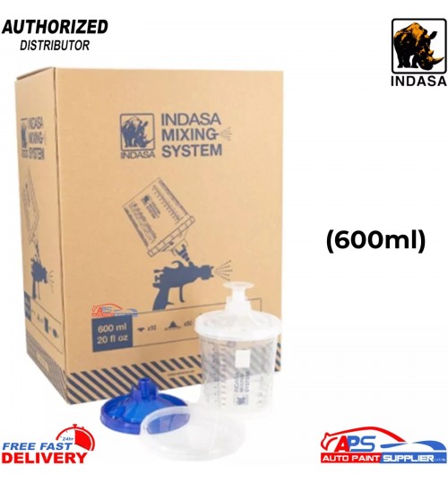 Indasa 600ml Blue Mixing Filter Kit, 190µm - Efficient & Durable